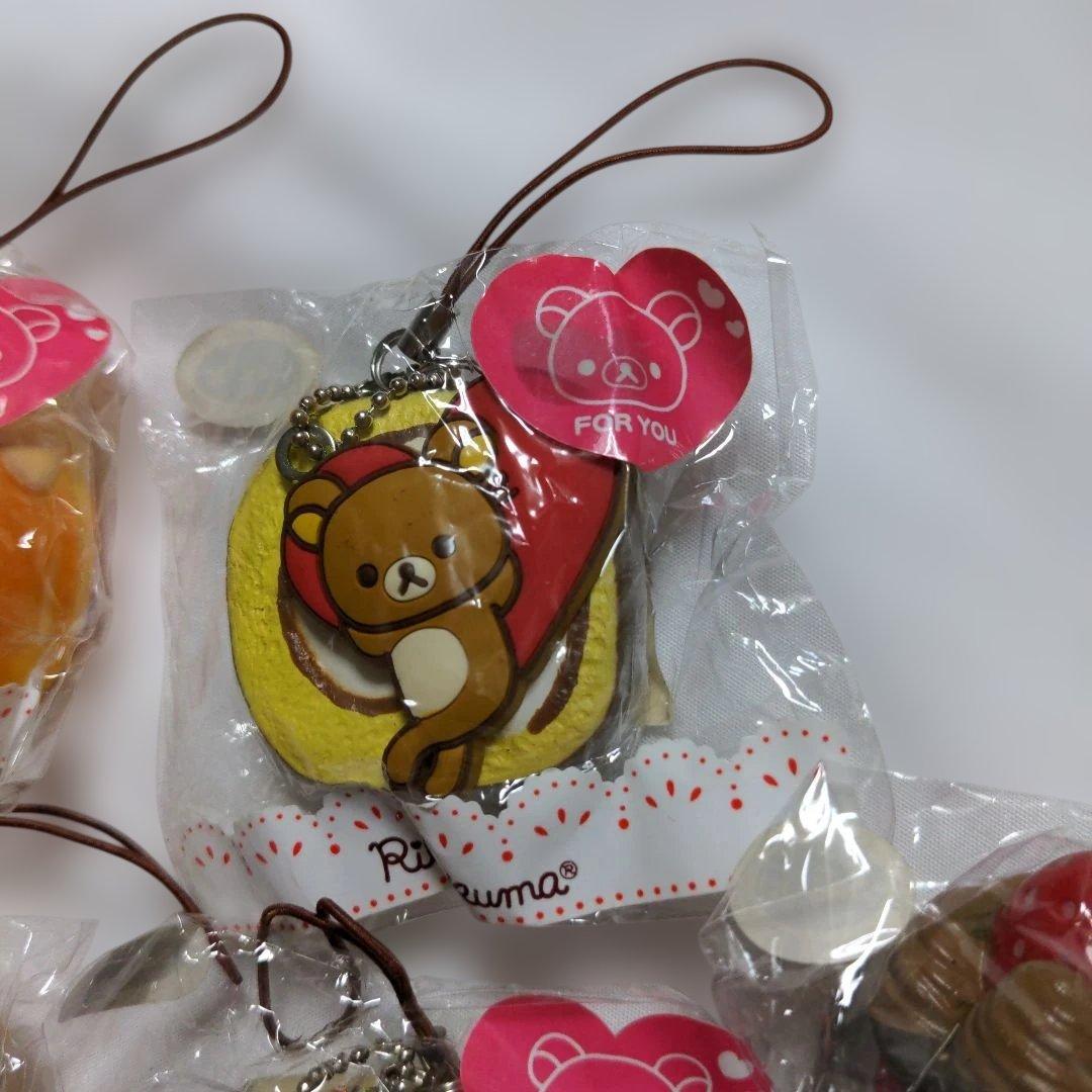 希少激レア　Rilakkuma リラックマカフェスイーツ　8点セット　スクイーズ