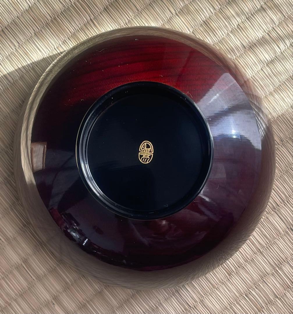 平安象彦 氏作 お椀 吸物椀 蓋付5客 椀 漆器 漆塗り 京都 木箱有