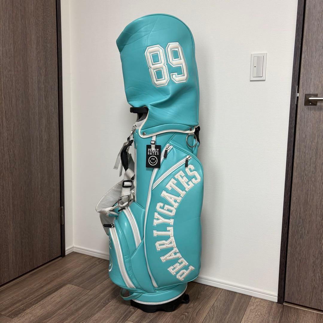 PEARLY GATES キャディバッグ 89 アクアブルー