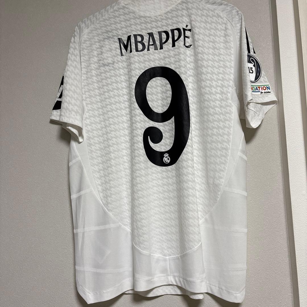 エンバペ9レアルマドリードオーセンティックユニホーム24-25 インポートXL