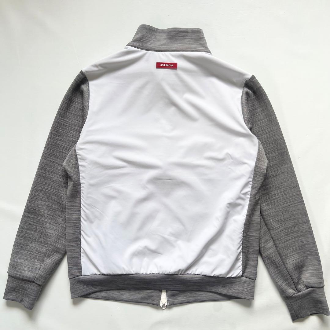 and per se アンパスィ　切り替え　ジャケット　中綿　レディース　ゴルフ