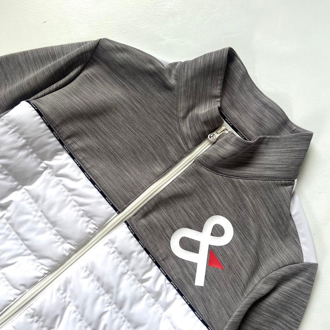 and per se アンパスィ　切り替え　ジャケット　中綿　レディース　ゴルフ