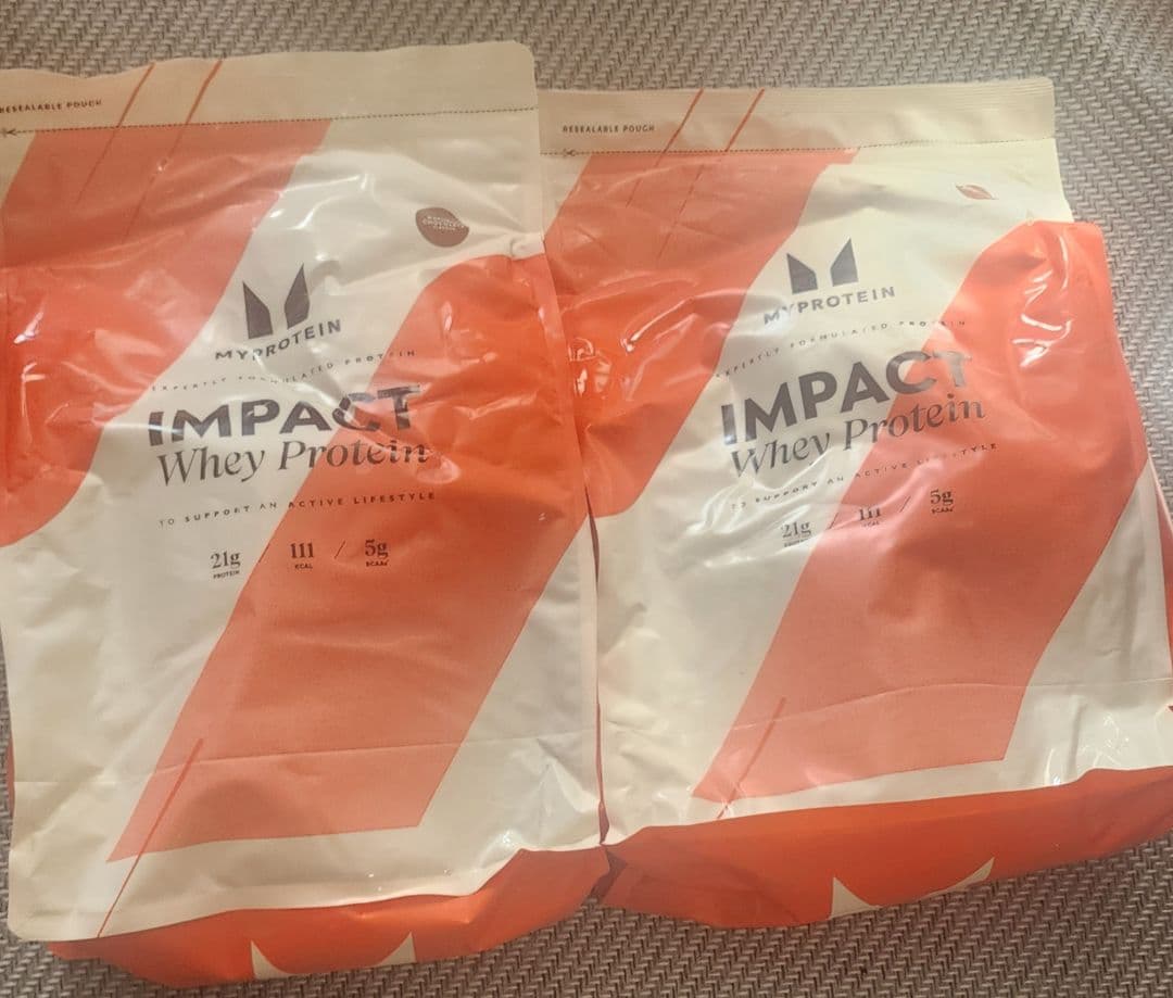 マイプロテイン　ホエイプロテイン　ナチュラルチョコレート　2.5kg×2