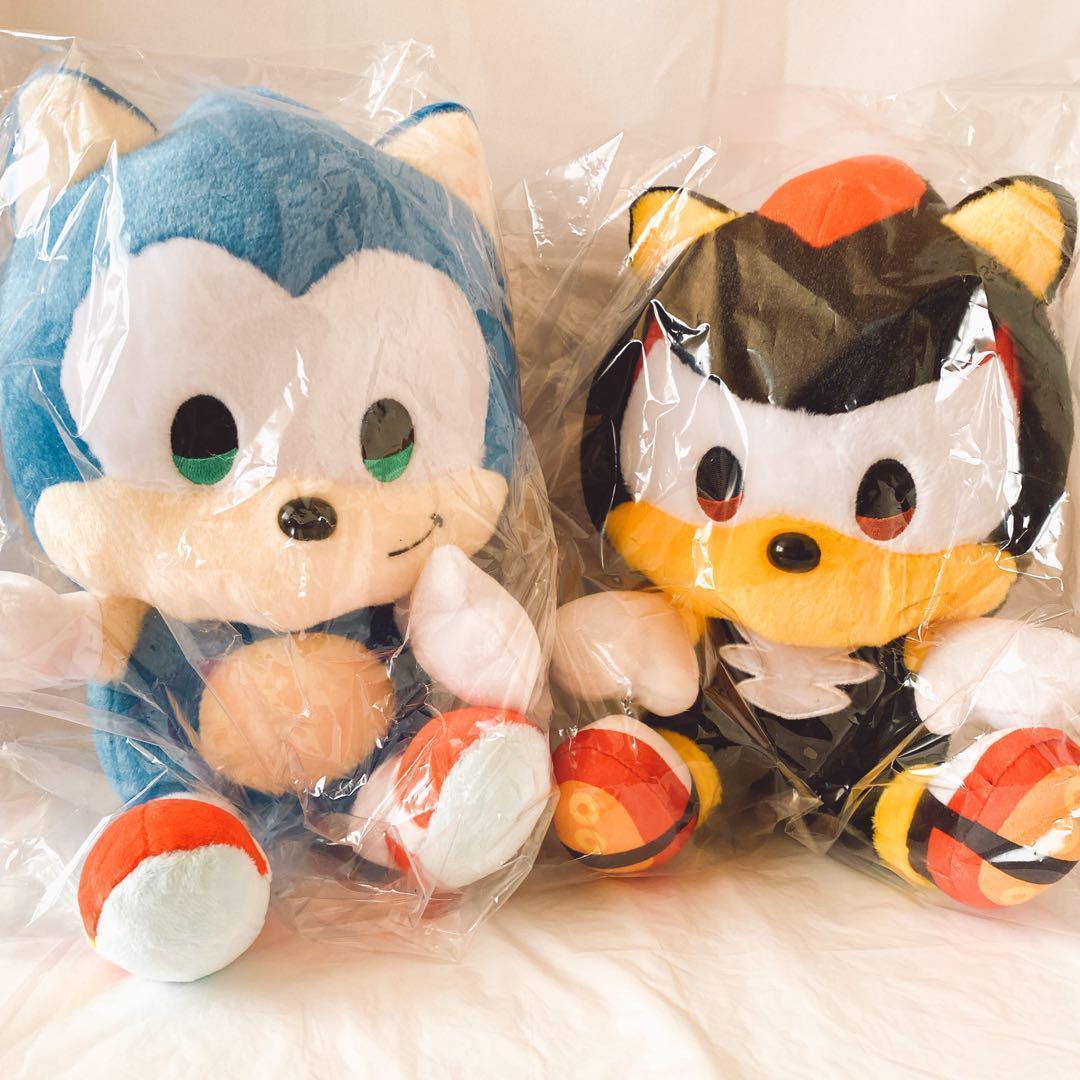 シャドウとソニック　SONIC＆FRIENDS ソニックフレンズ ぬいぐるみM