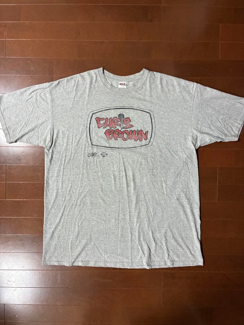 00s初期クリスブラウン バンドTシャツ3XLラップtビンテージ90s R&B