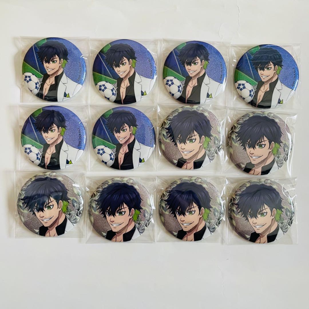 ブルーロック オリヴァ愛空 スーツモデル グリッター缶バッジ