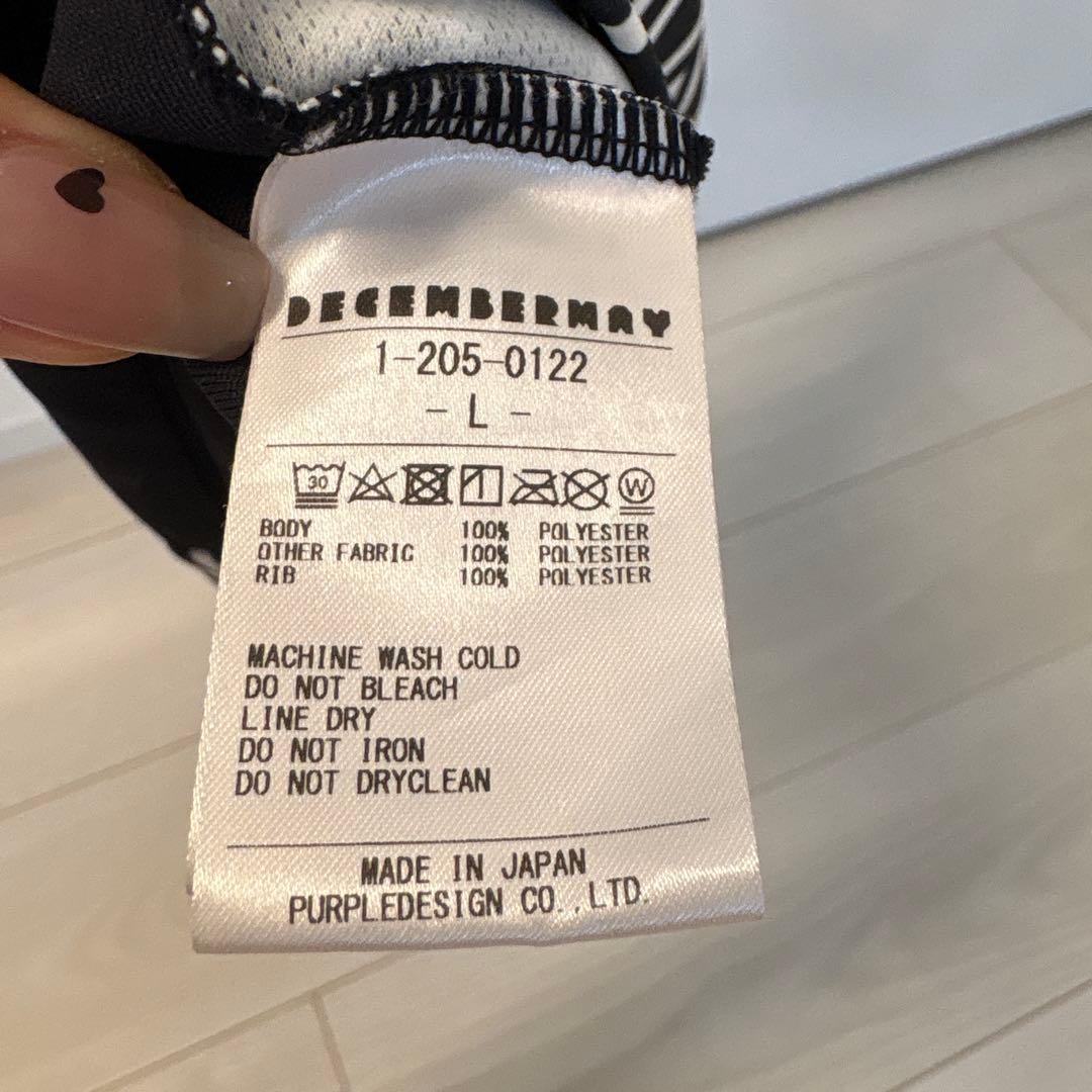5.DECEMBERAY ⭐︎ゴルフ　ジオメトリックシャツ