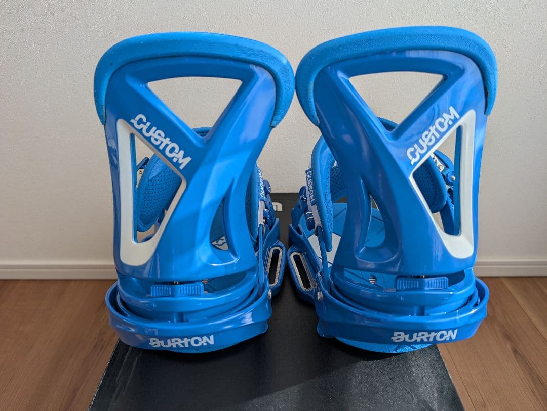 〘未使用品〙BURTON CUSTOM ビンディング ブルー　US/Msize