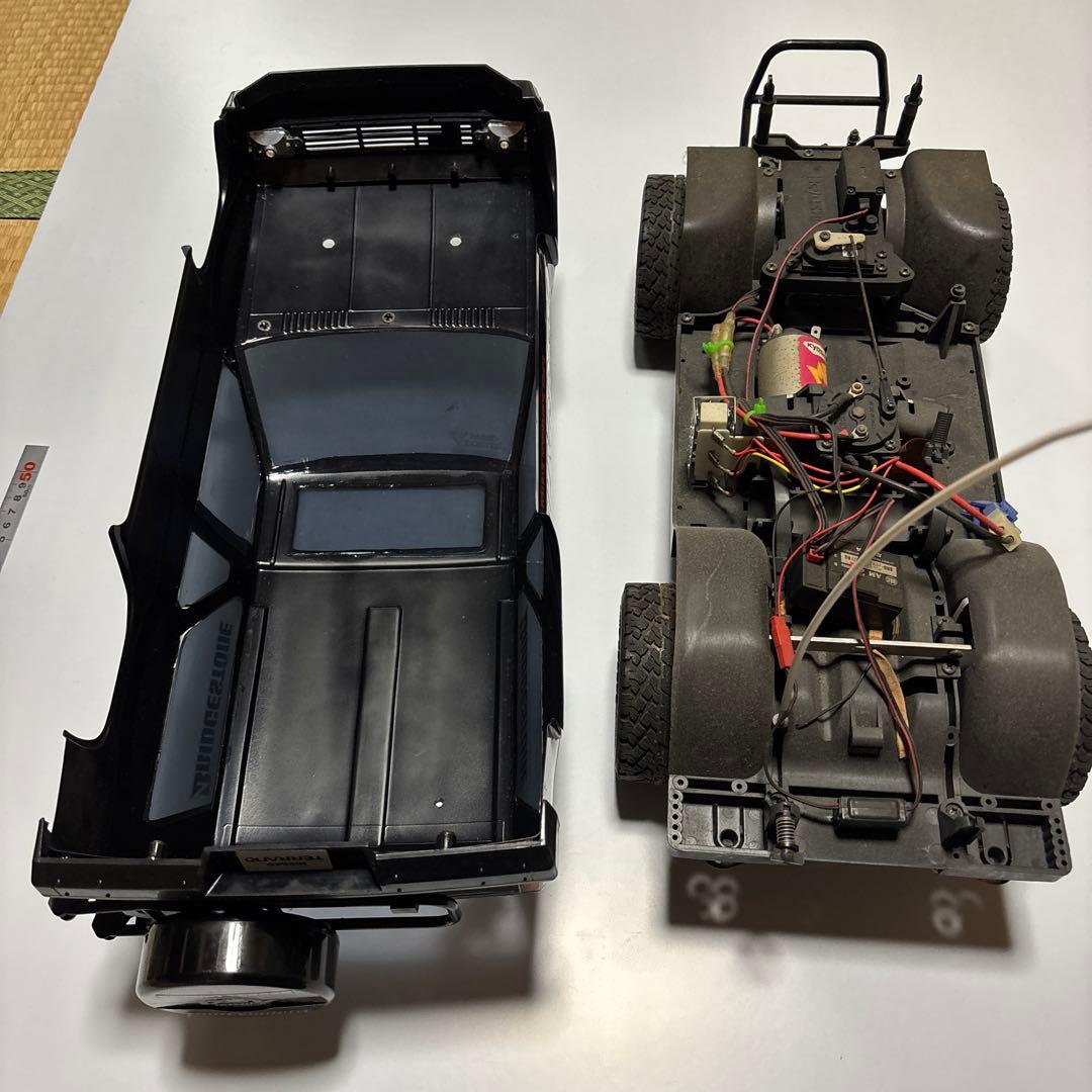 京商kyosyo ニッサンテラノ　ラジコン （ジャンク扱い）取説、組立説明書付