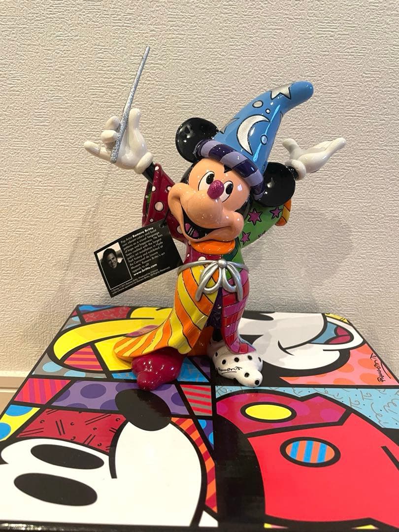 Disney Britto ミッキーフィギュア ファンタジア<箱付き>