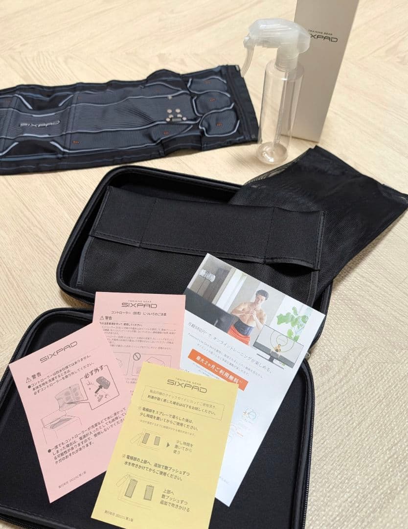 美品SIXPAD パワースーツ上下セット コアベルトヒップ＆レッグ