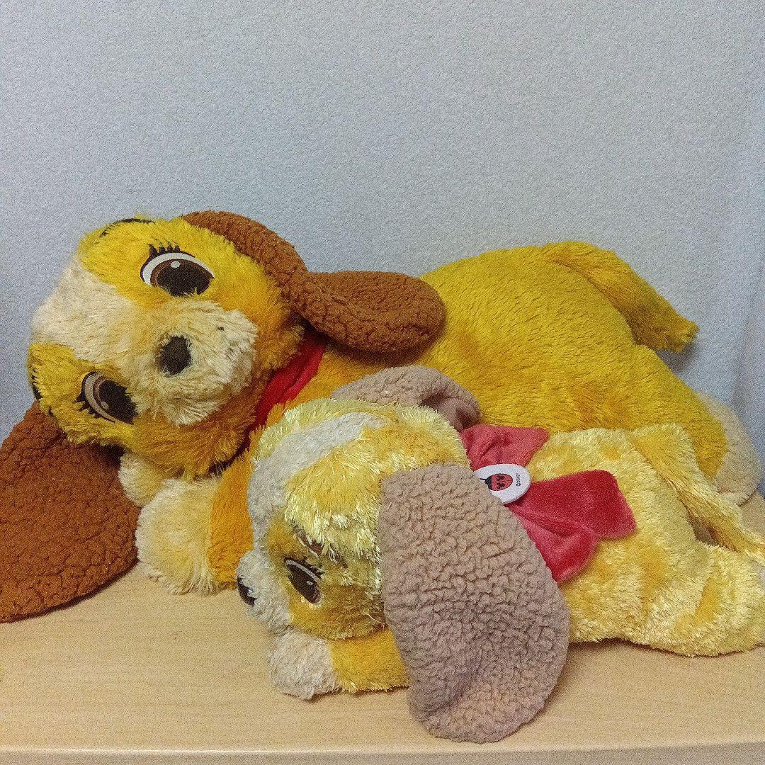 ディズニーストア限定　わんわん物語レディ　ぬいぐるみ2点セット