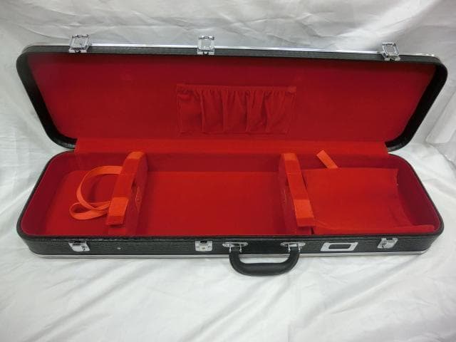 高級沖縄三線＆奄美三線用　ハードケース（黒）艶消しのクロコダエル柄　新品未使用