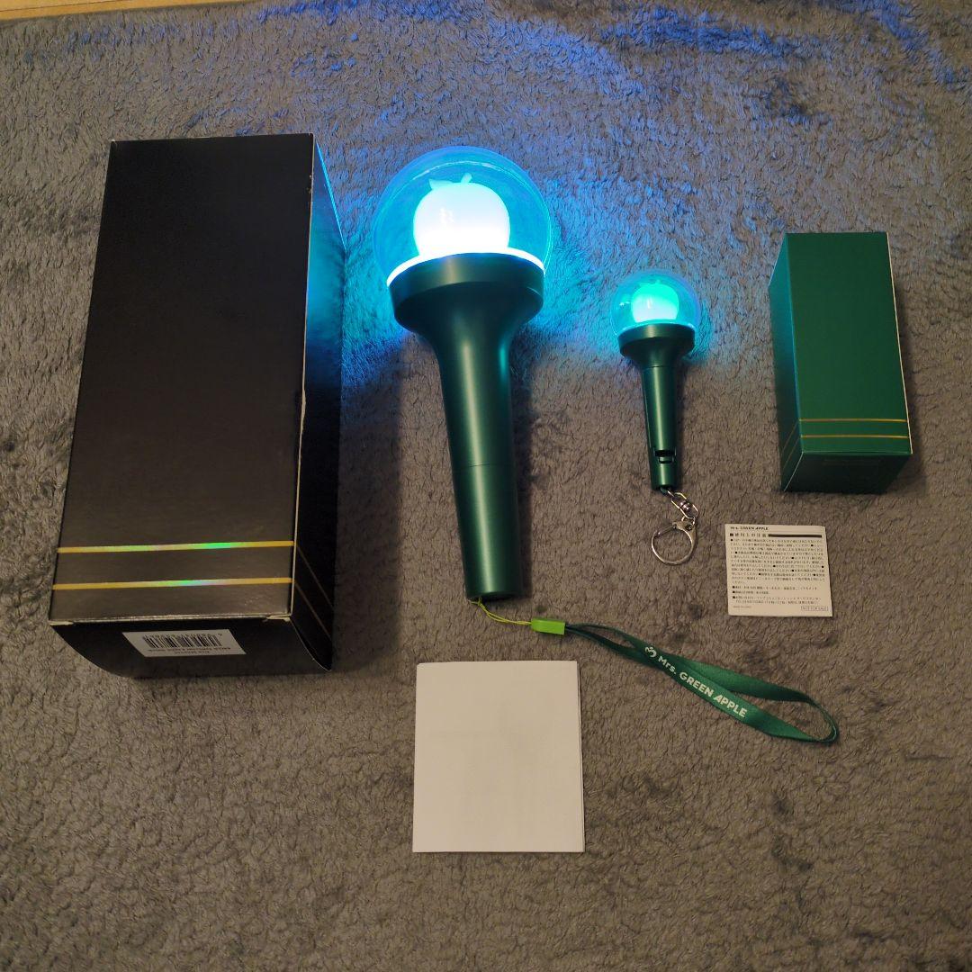 ミセスグリーンアップル公式ライトスティックとミニチュア