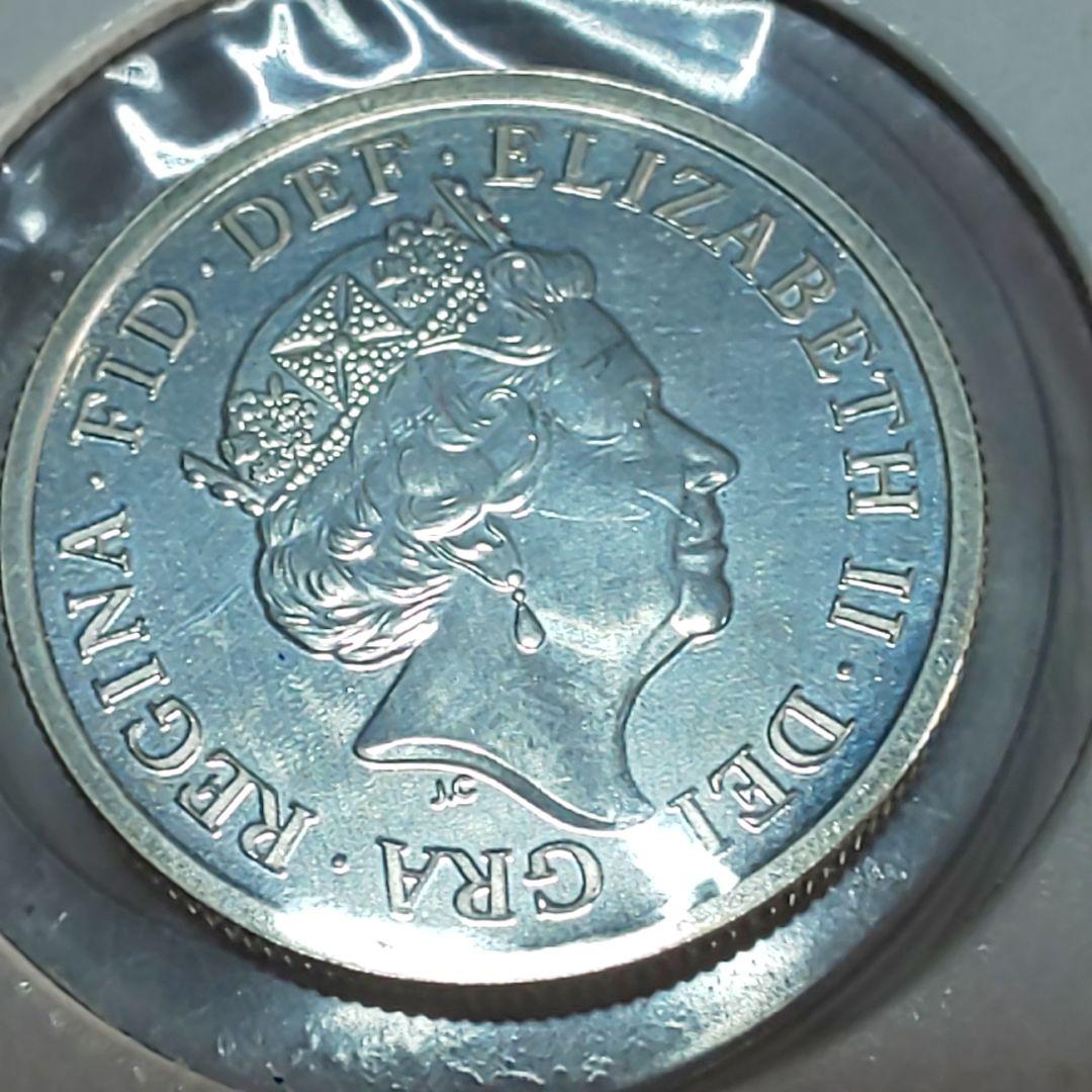 2018年 シックスペンス 記念銀貨925