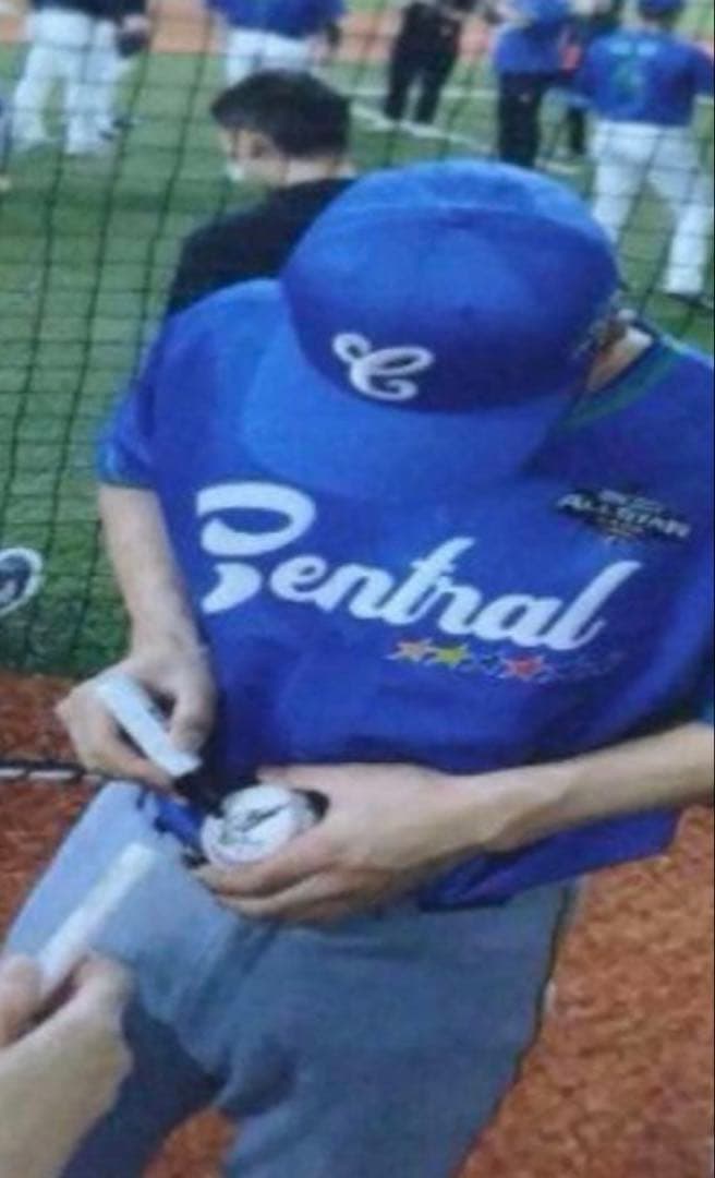 2025年オールスター阪神タイガース 佐藤輝明選手 直筆サインボール