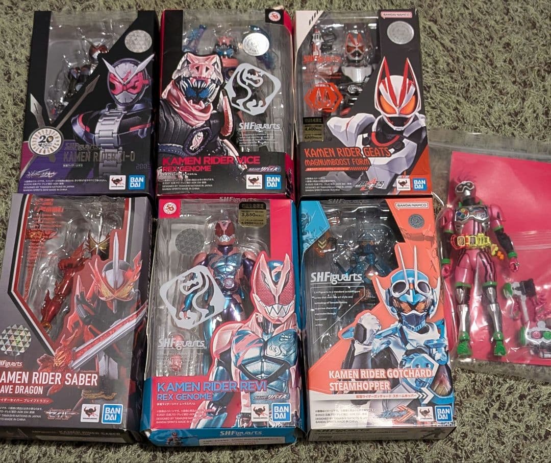 フィギュアーツ　仮面ライダー 6点セット　（訳あり）