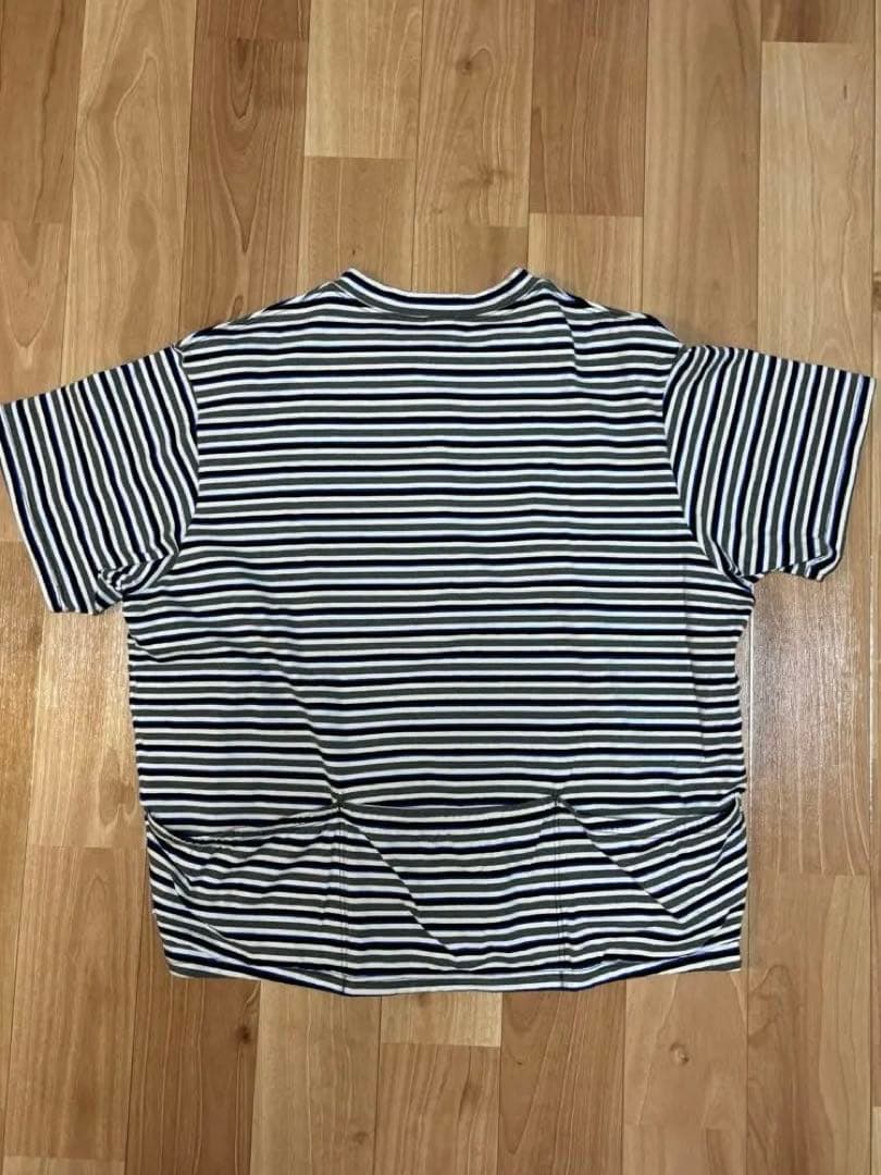 REI サイクリングジャージ コットン ボーダー XXL