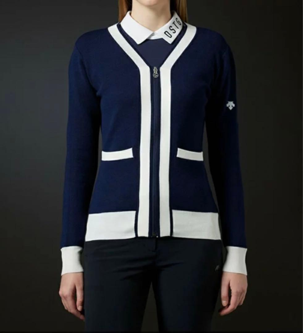 DESCENTE ニットカーデガン