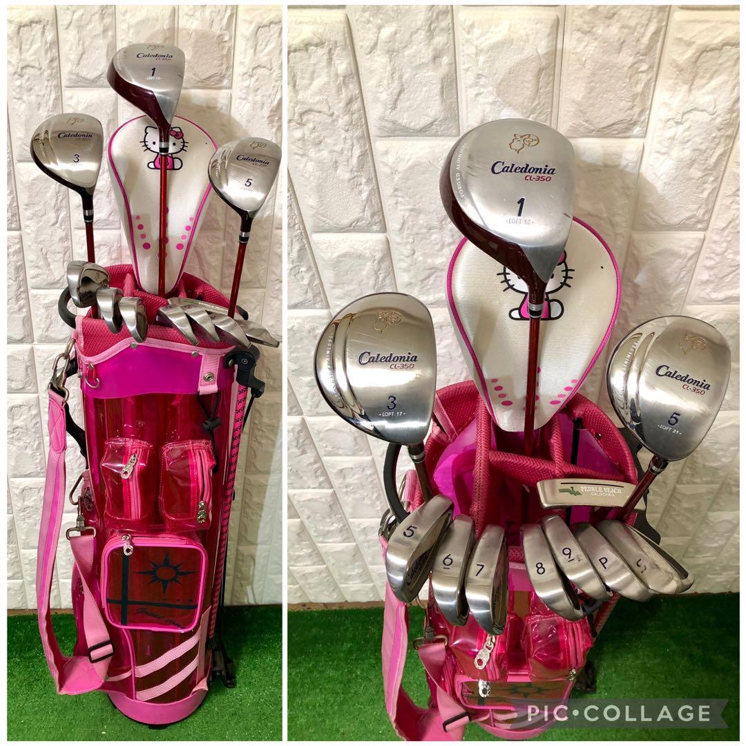 初心者おすすめ☆レディース ゴルフクラブセット☆カレドニア☆スタンドバッグ付