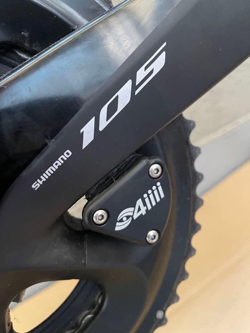 パワーメーター　4iiii 両脚　シマノクランク　105 165mm