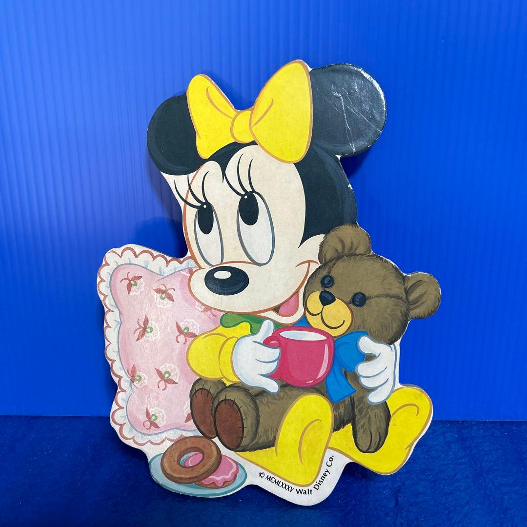 【レトロ】Disney壁掛け　ベビーミッキー・ミニー・ドナルド