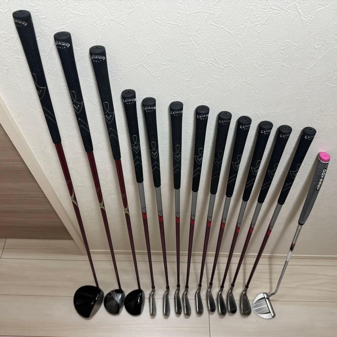 ❤️キャロウェイ本格セット⭐️飛ぶシャフトの名器Xシリーズレディース最強セット