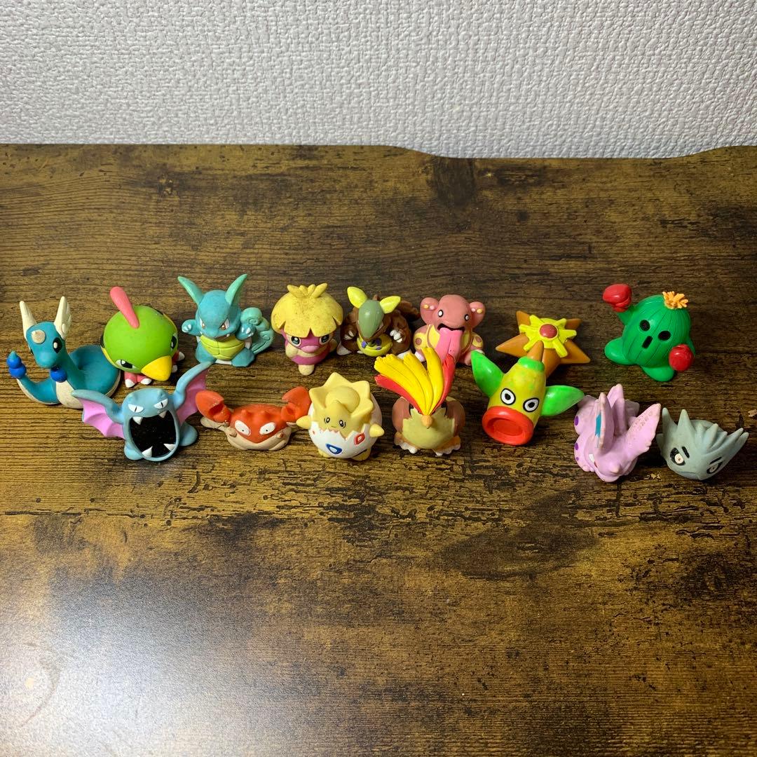 3F 【希少・当時物】ポケモンキッズ 指人形 14体まとめ売りソフビ