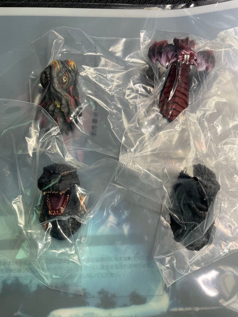 一番くじゴジラ怪獣乱舞ー荒ぶるモノーA.B.D.ラスワン　マグネット4種