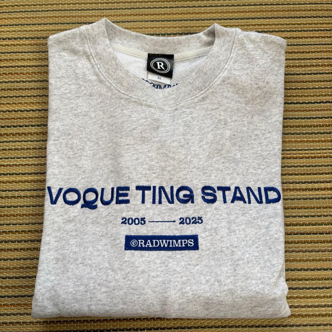 RADWIMPS 20周年　特別展 コラージュ スウェット グレー　XLサイズ