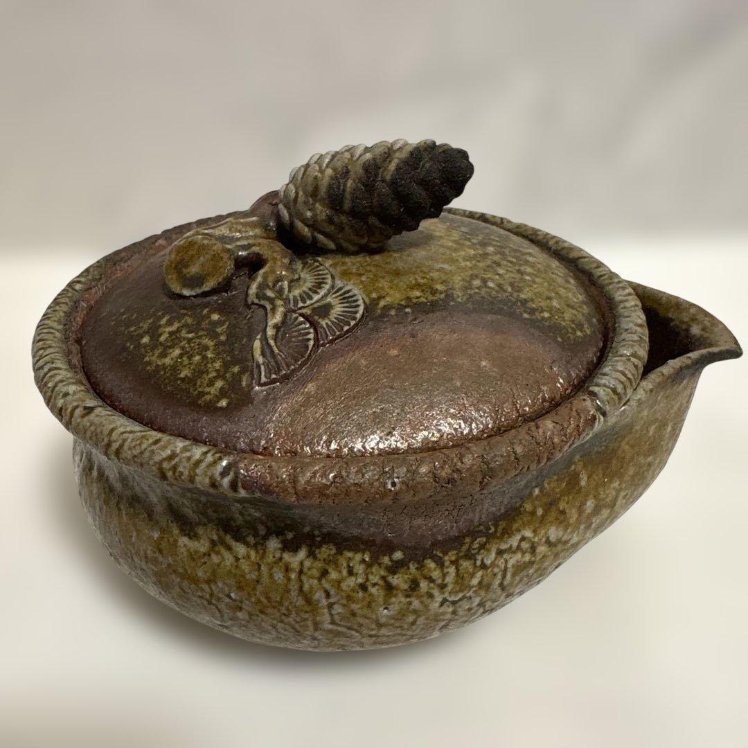 希少　入江光人司　備前　宝瓶　松毬摘