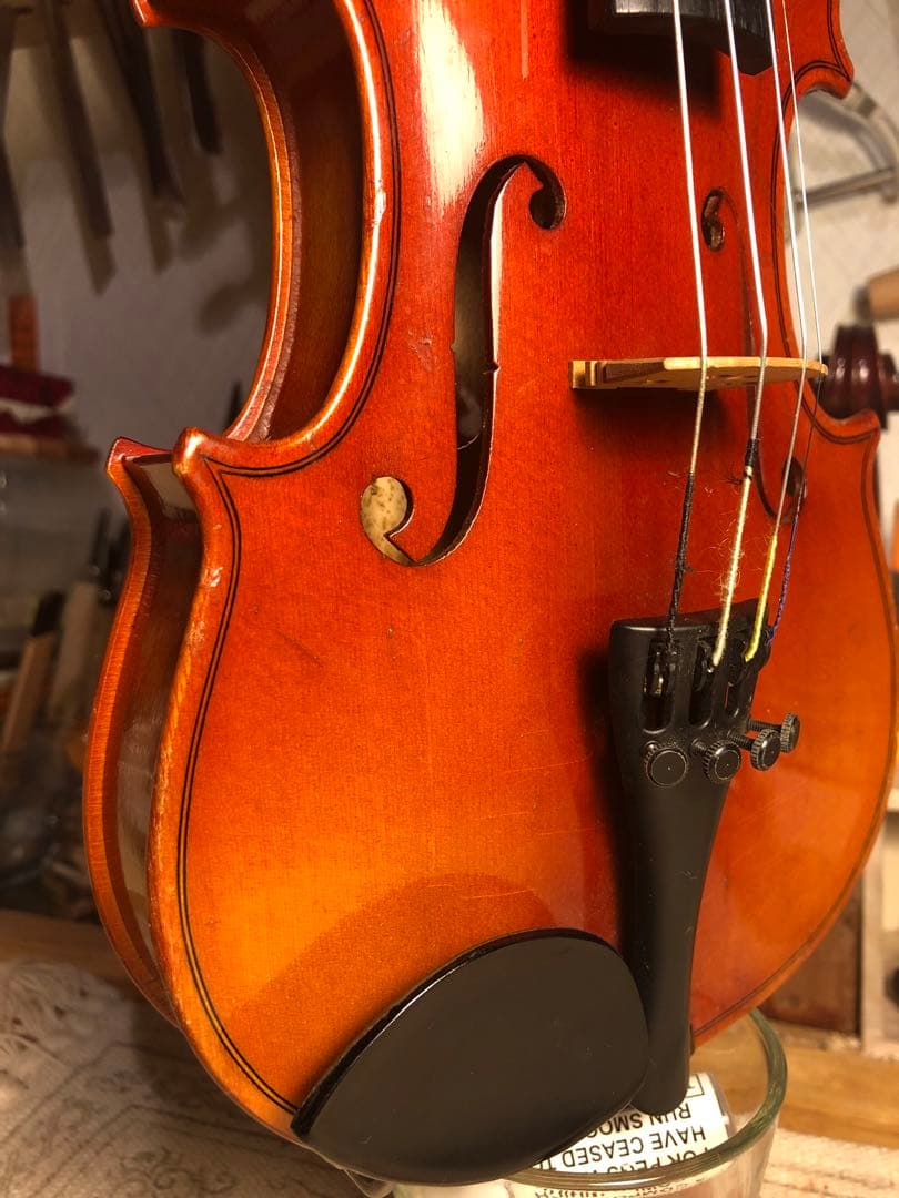 【駒&魂柱調整済】Suzuki分数バイオリンNo280 1/8 1991