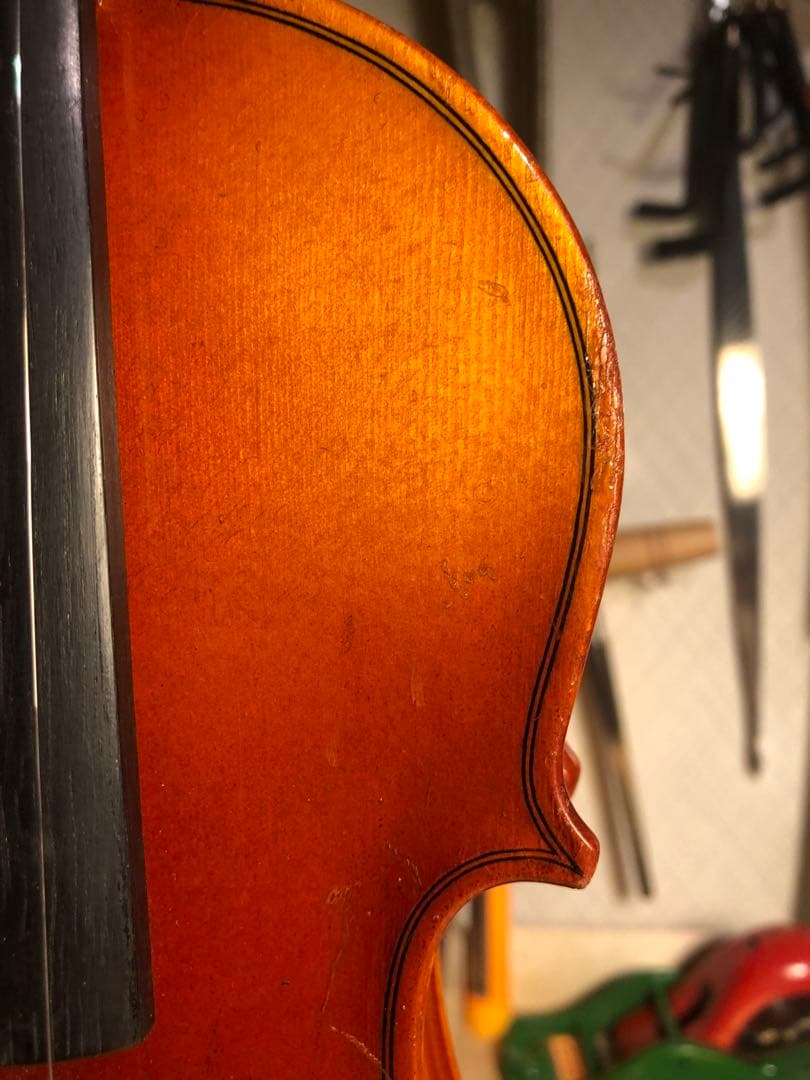 【駒&魂柱調整済】Suzuki分数バイオリンNo280 1/8 1991