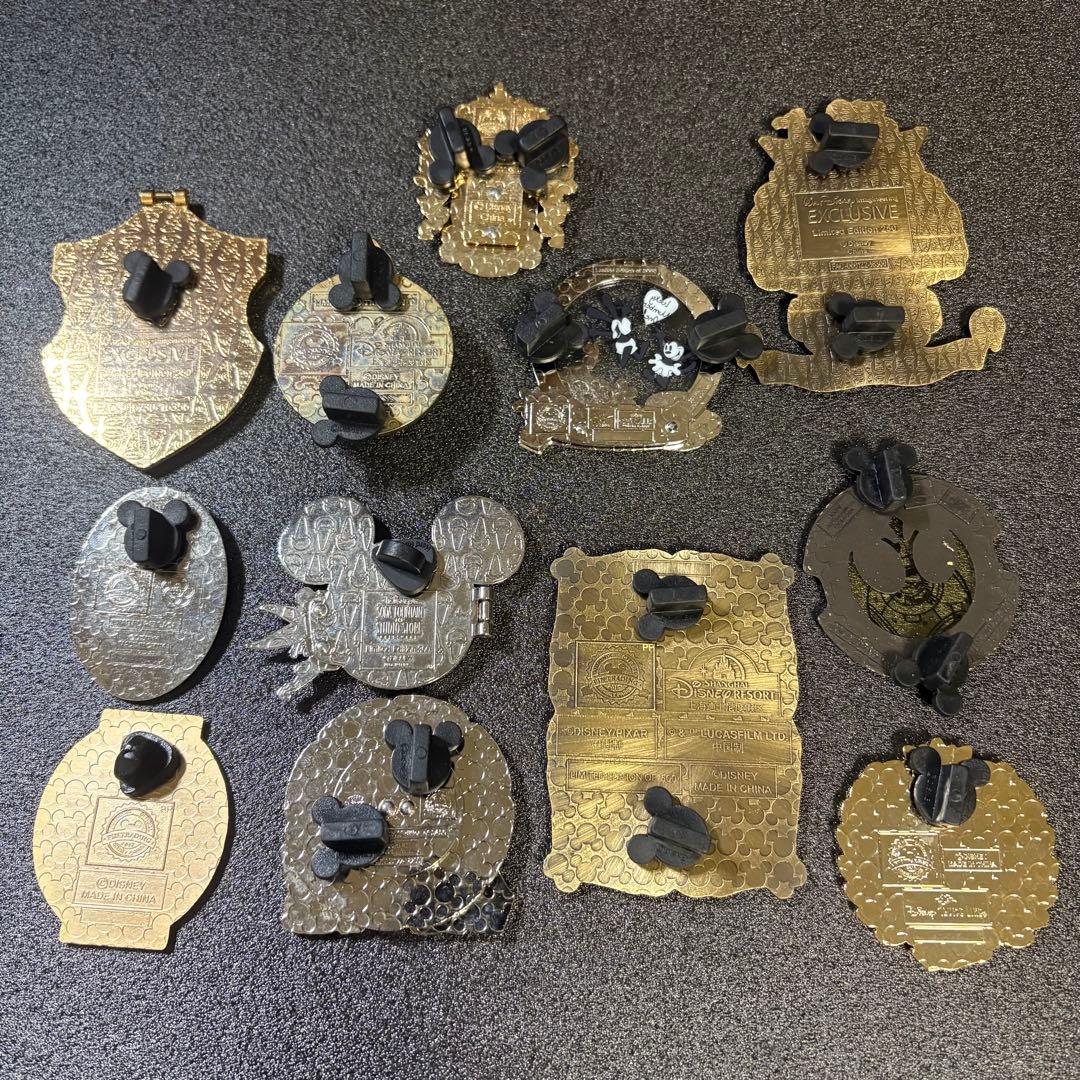 ディズニー ピンバッジ 12点セット ティアナ オズワルド スティッチ