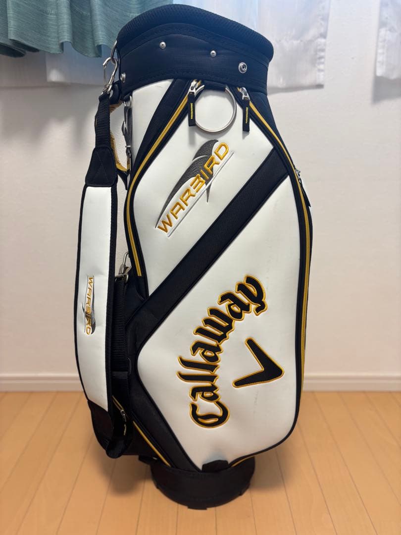 Callaway WARHEAD キャディバッグ ホワイト/ブラック/イエロー