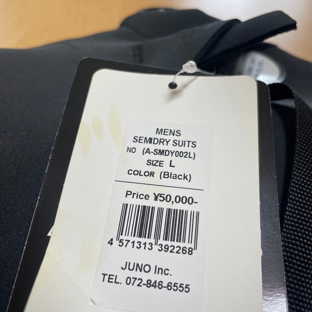 未使用、メンズ セミドライスーツ Lサイズ ブラック　サーフィン
