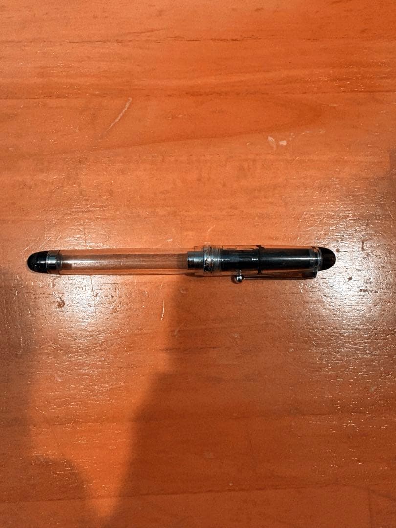 パイロット　廃盤　カスタム74 万年筆　透明軸　f 細字