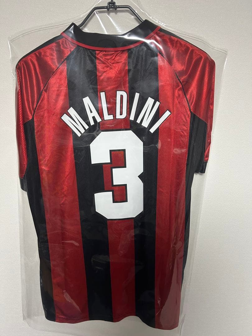 98-99 ACミラン　マルディーニ　adidas オフィシャルユニフォーム