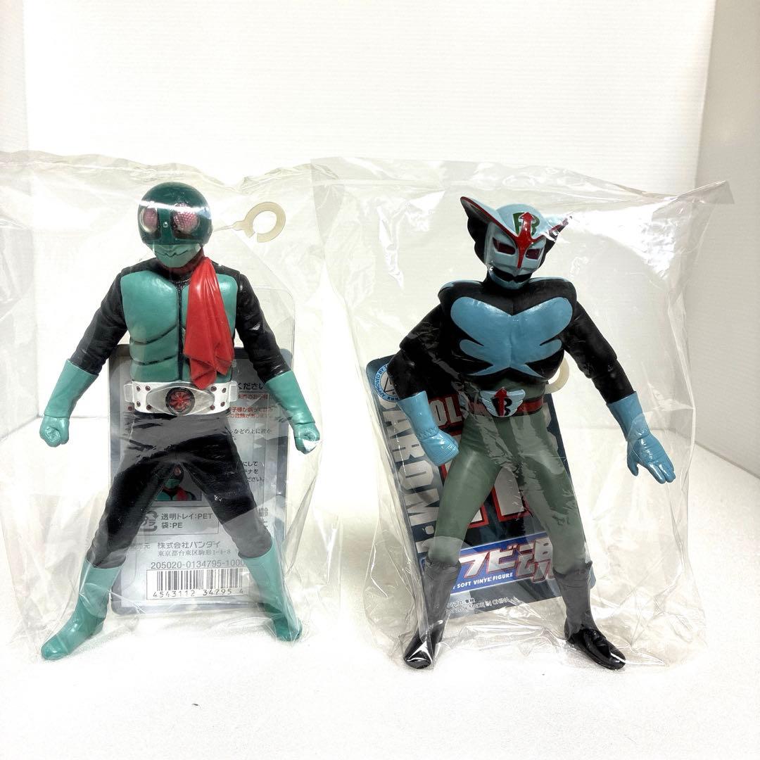 【ソフビ魂 】 仮面ライダー旧1号&バロムワン 2体