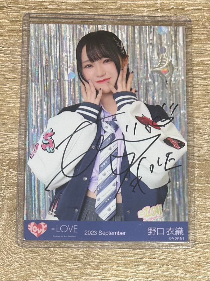 ぷ*ん様 【直筆】野口衣織　ヒロインズ