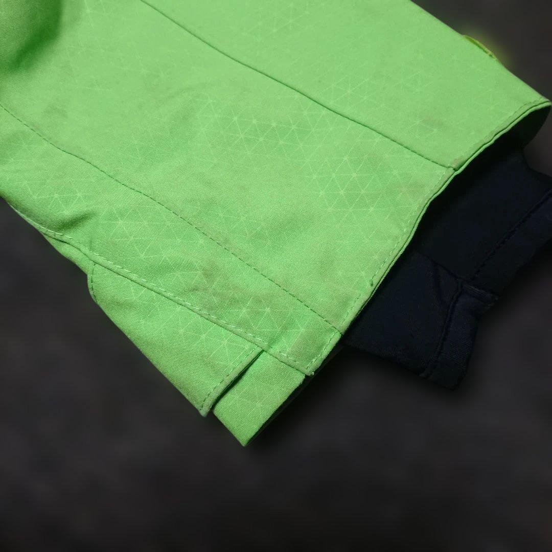 送料無料【PHENIX】小さいサイズ 黄緑×青 スキーウェア上下まとまSS/SS