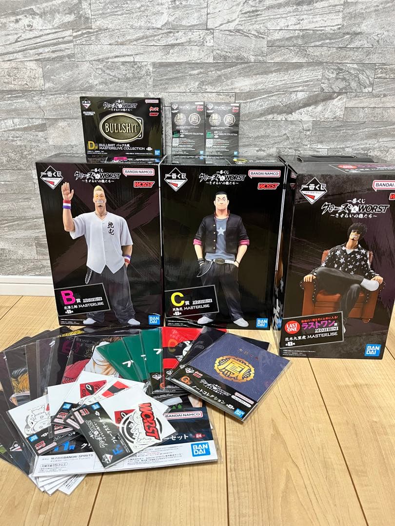 一番くじ クローズ＆WORST ～さすらいの鴉たち～ フィギュアコンプセット