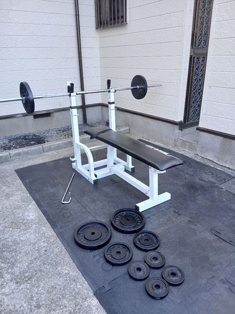 WILD FIT　ベンチプレートセット 計55Kg引き取限定　埼玉県