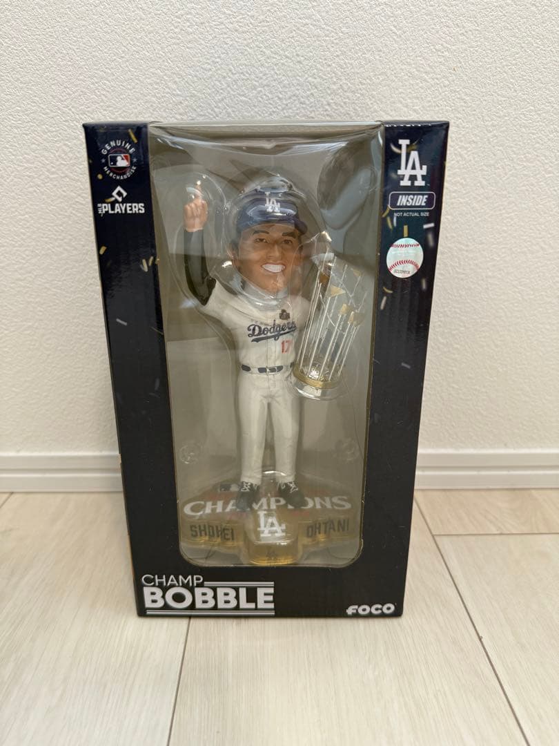 【新品未開封】大谷翔平2024 WSチャンピオン８インチボブルヘッド