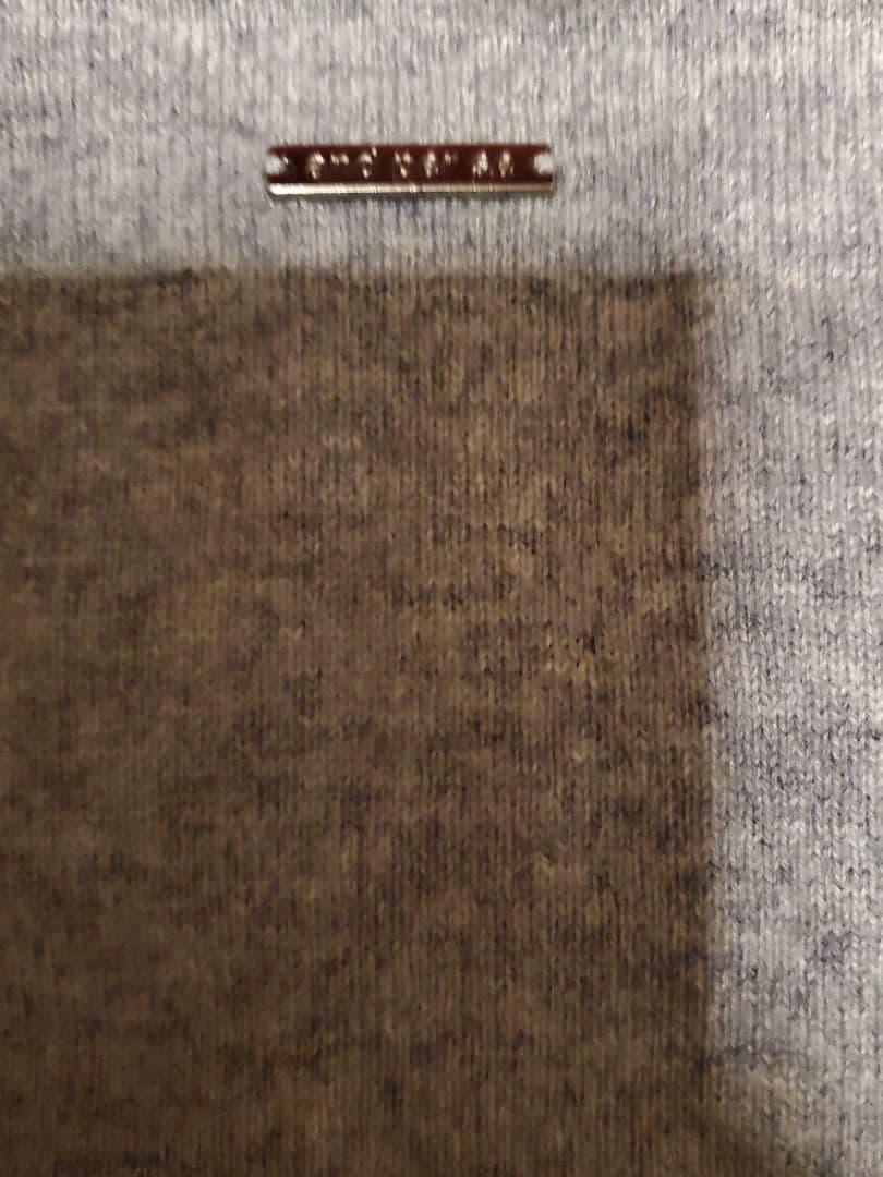 アンパスィ and per se カシミア100% セーター グレー Mサイズ