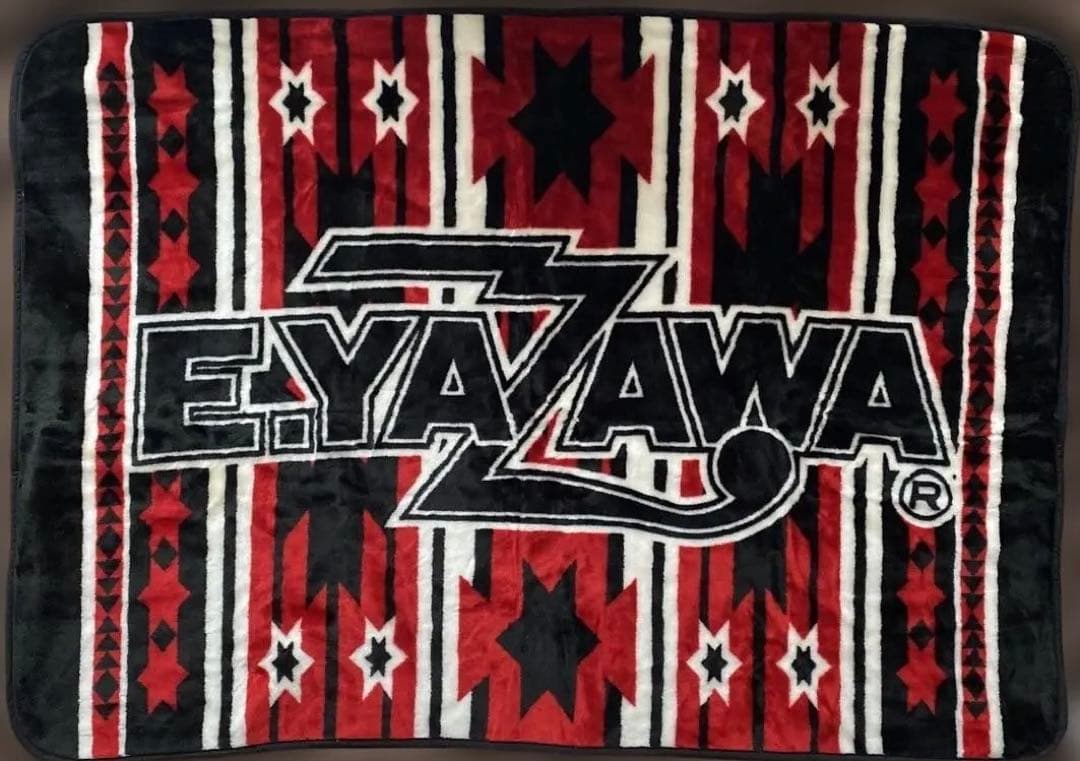 E.YAZAWA ☆ストライプ☆ブランケット 約140x100cm