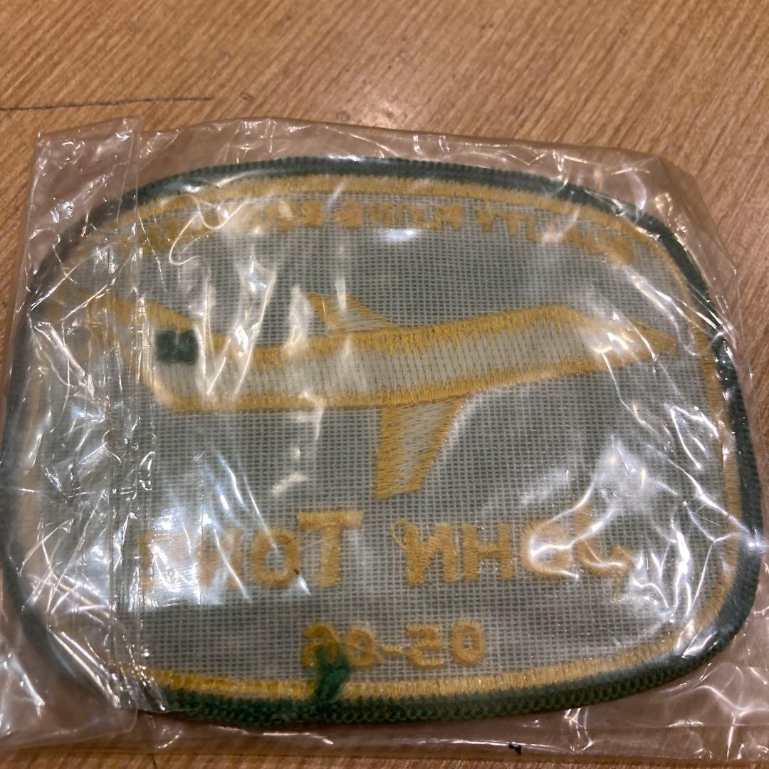 幻の珍品上昇中JOHN TONE 飛行機パッチ 限定品