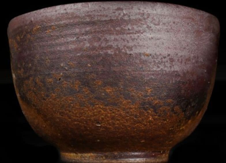 【人間国宝　最上位】藤原雄　備前茶碗　共箱　栞付　金重陶陽　山本陶秀　伊勢崎淳