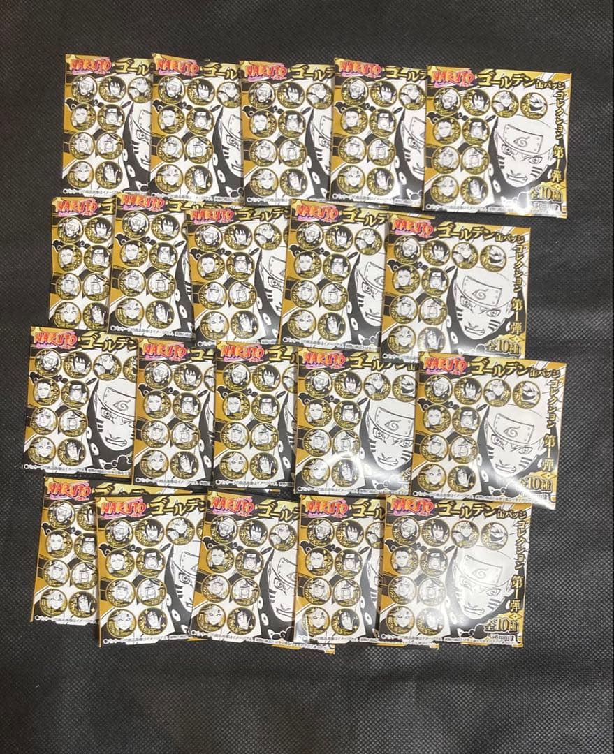 NARUTO ゴールデン缶バッジコレクション　第一弾　未開封20個