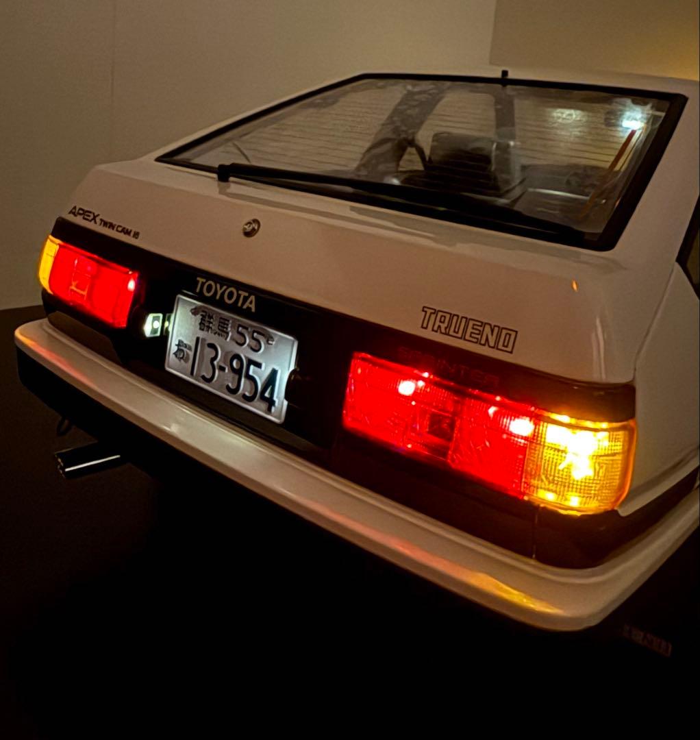 ディアゴスティーニ1/8 頭文字DのAE86ハチロクカスタム完成品